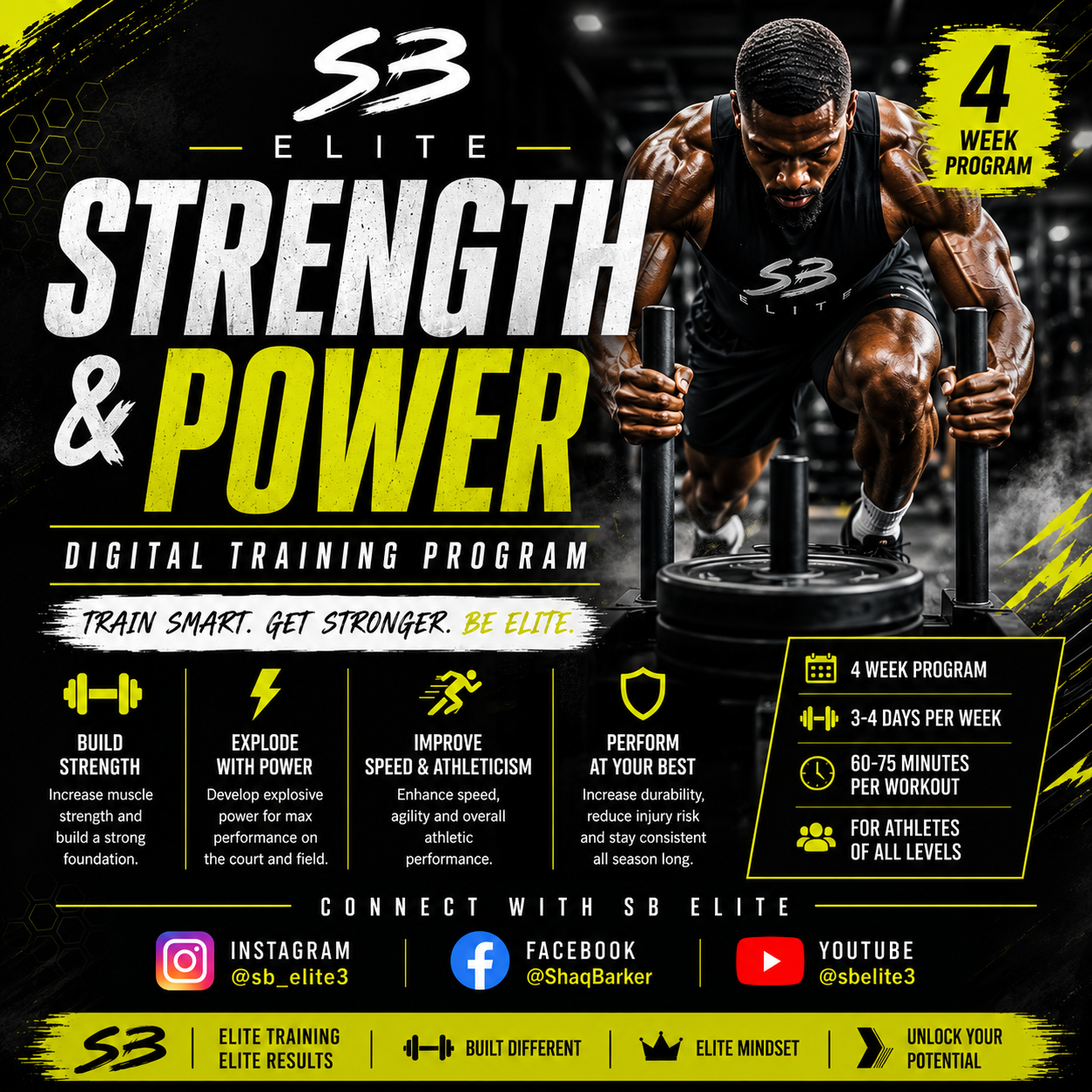 SB ELITE STRENGTH & POWER BUILDER PROGRAM